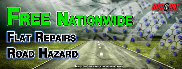 Free nationwide flat repair and road hazard